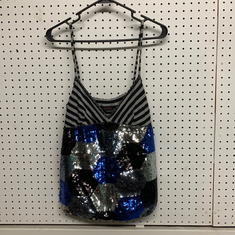Custo Barcelona sequin tank size 4